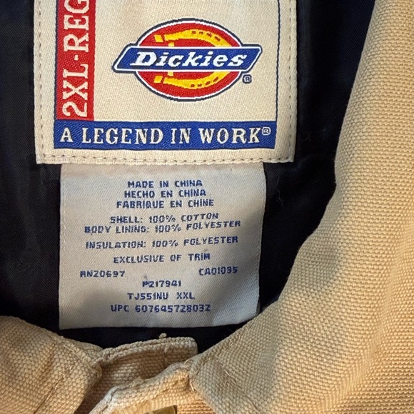 Dickies Men's Light Brown Shirt Jacket - Picture 5 of 7